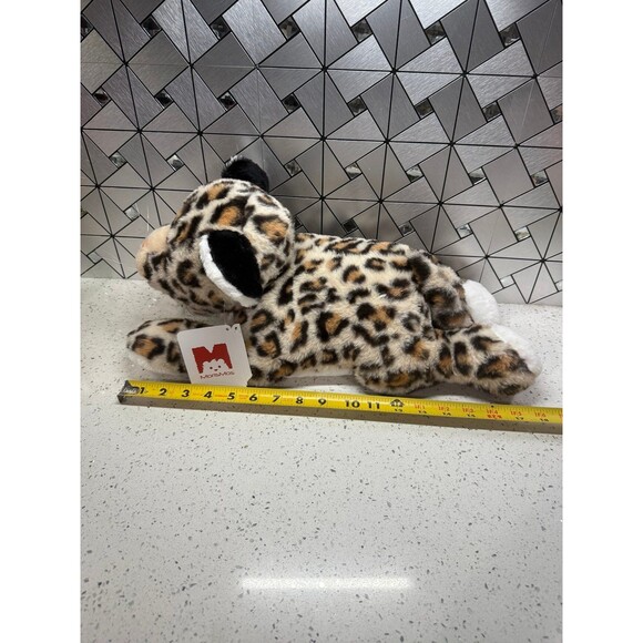 Rare MorisMos Cheetah Leopard Cat 19” Plush w two 6” Kittens stuffed animal - Picture 5 of 9